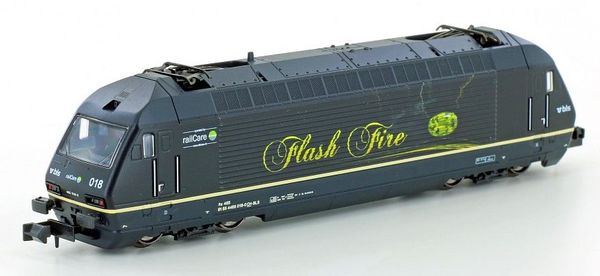 Kato HobbyTrain Lemke K137121 - Swiss Electric Locomotive Re 465 Flash Fire of the BLS